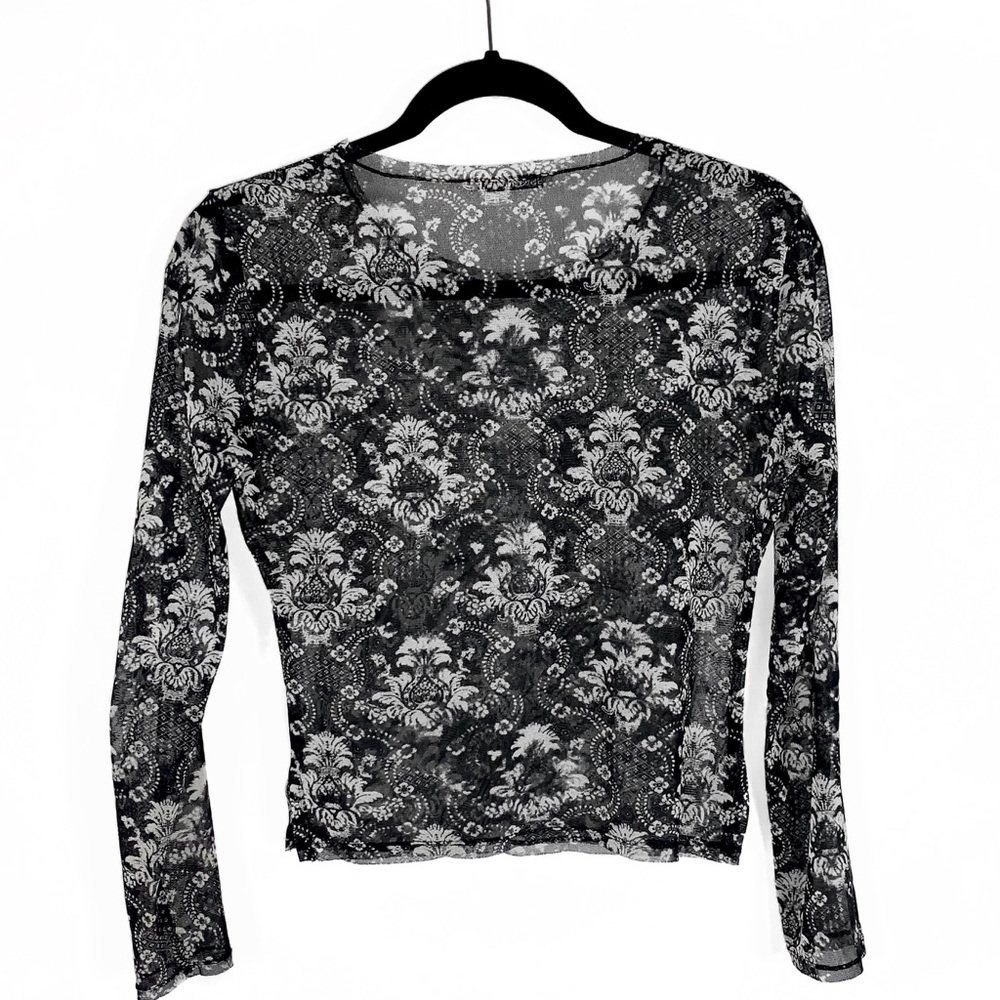 Issey Miyake Patterned Mesh Top - Picture 3 of 5